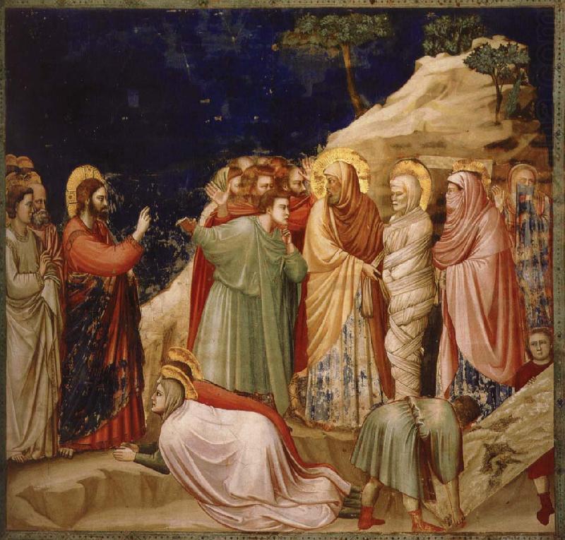 lasarus ateruppstar fran de doda, GIOTTO di Bondone